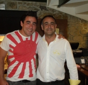 Con Pablo Chiapella