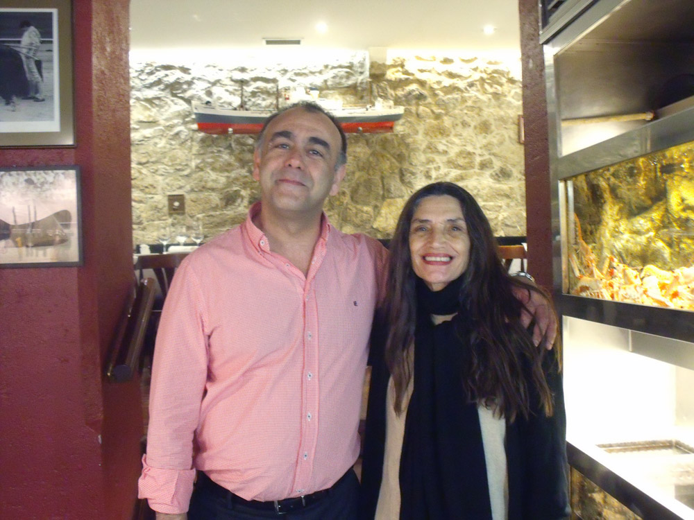 Con Ángela Molina