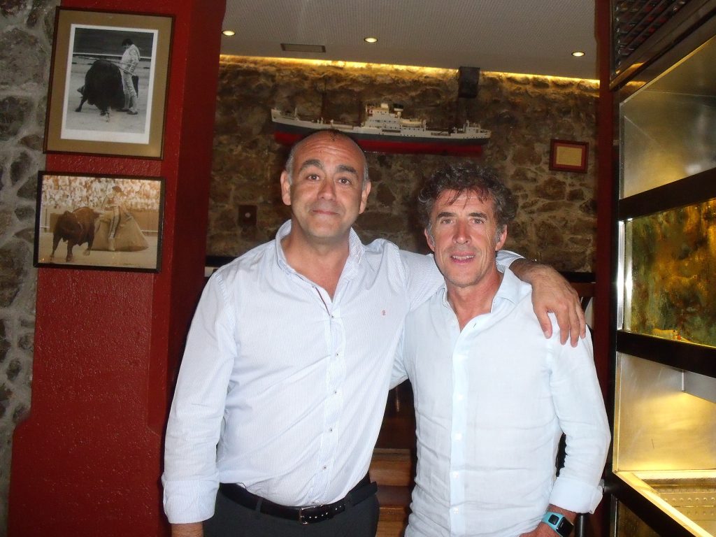 Con "Perico" Delgado